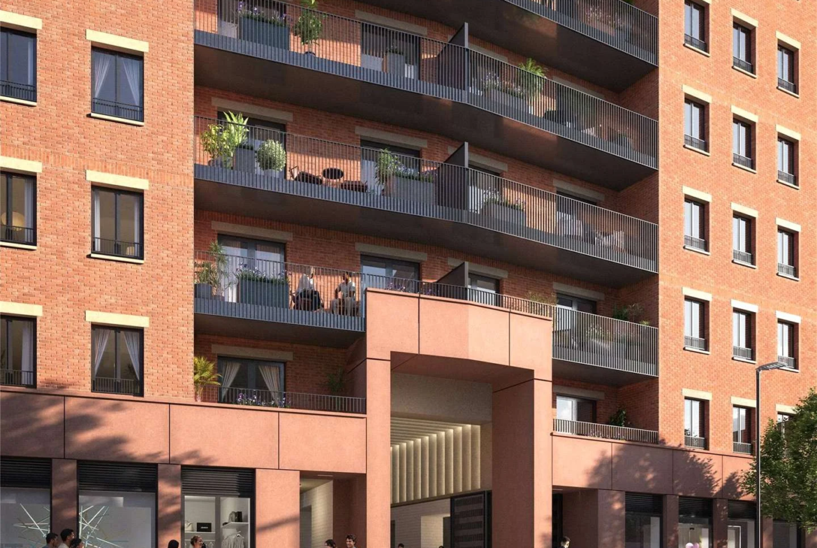 The Pages Wembley Ha9 Exterior Entrance Balconies Brick Facade