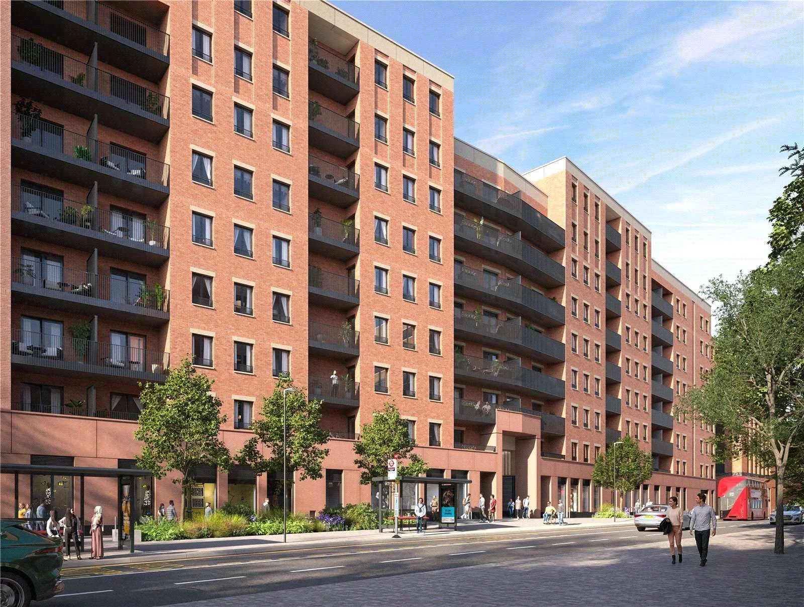 The Pages Wembley Ha9 Exterior Street View Development