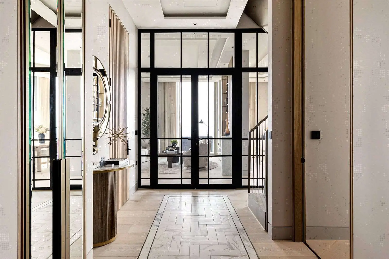 The Stage 22 Hewett Street Shoreditch Ec2a Penthouse Entrance Hall Crittall Doors