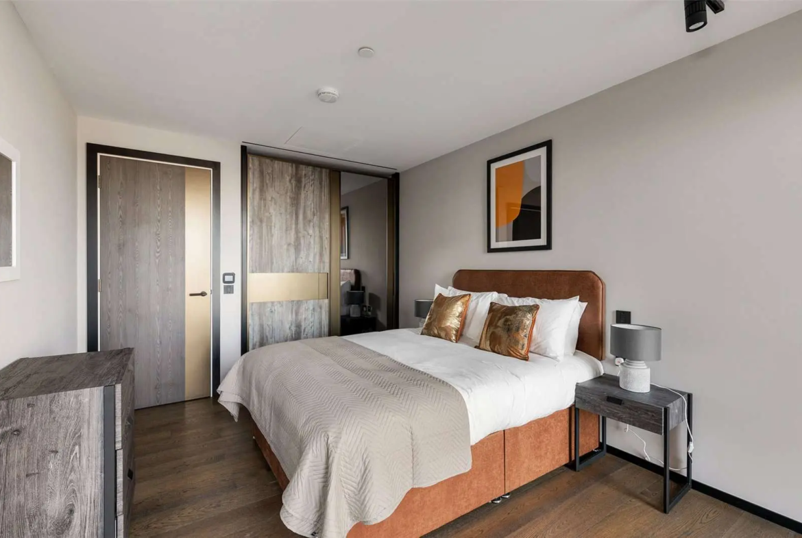 The Stage Shoreditch Ec2a Bedroom Fitted Wardrobe Interior
