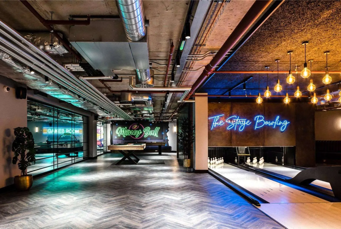 The Stage Shoreditch Ec2a Bowling Alley Games Room Residents