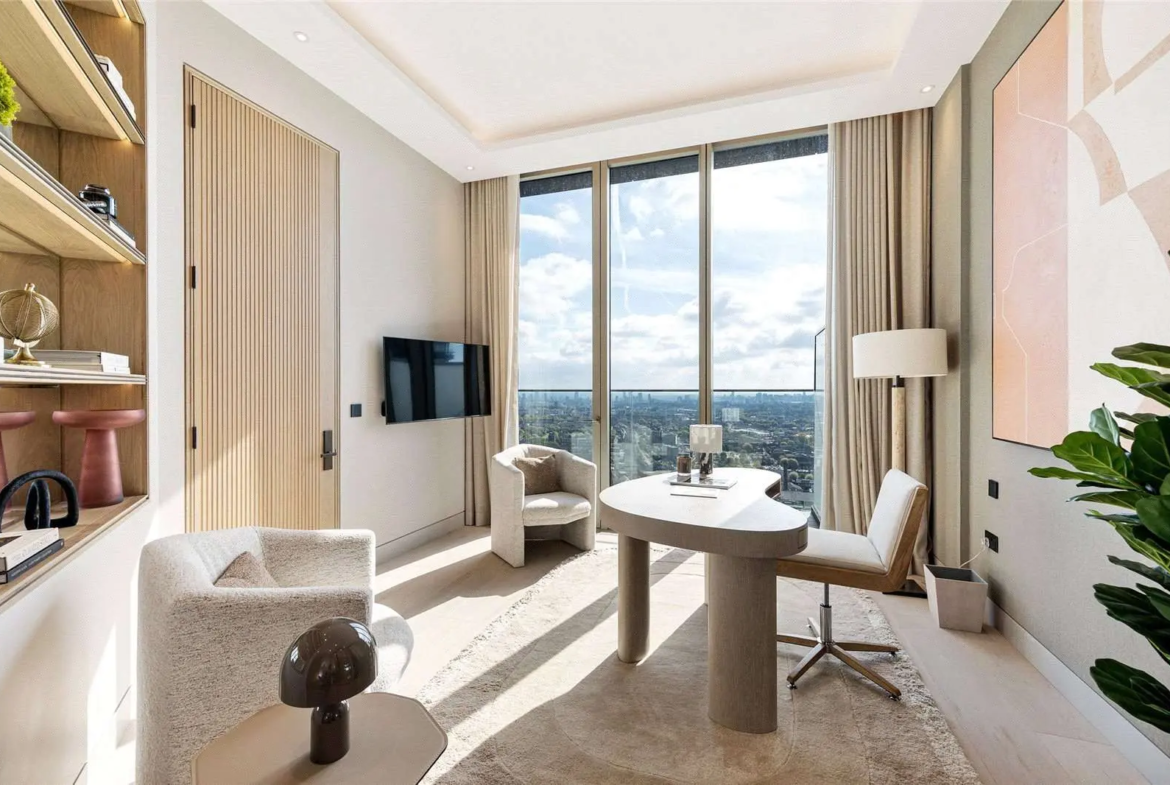 The Stage Shoreditch London Ec2a Penthouse Bedroom City Views 37th Floor