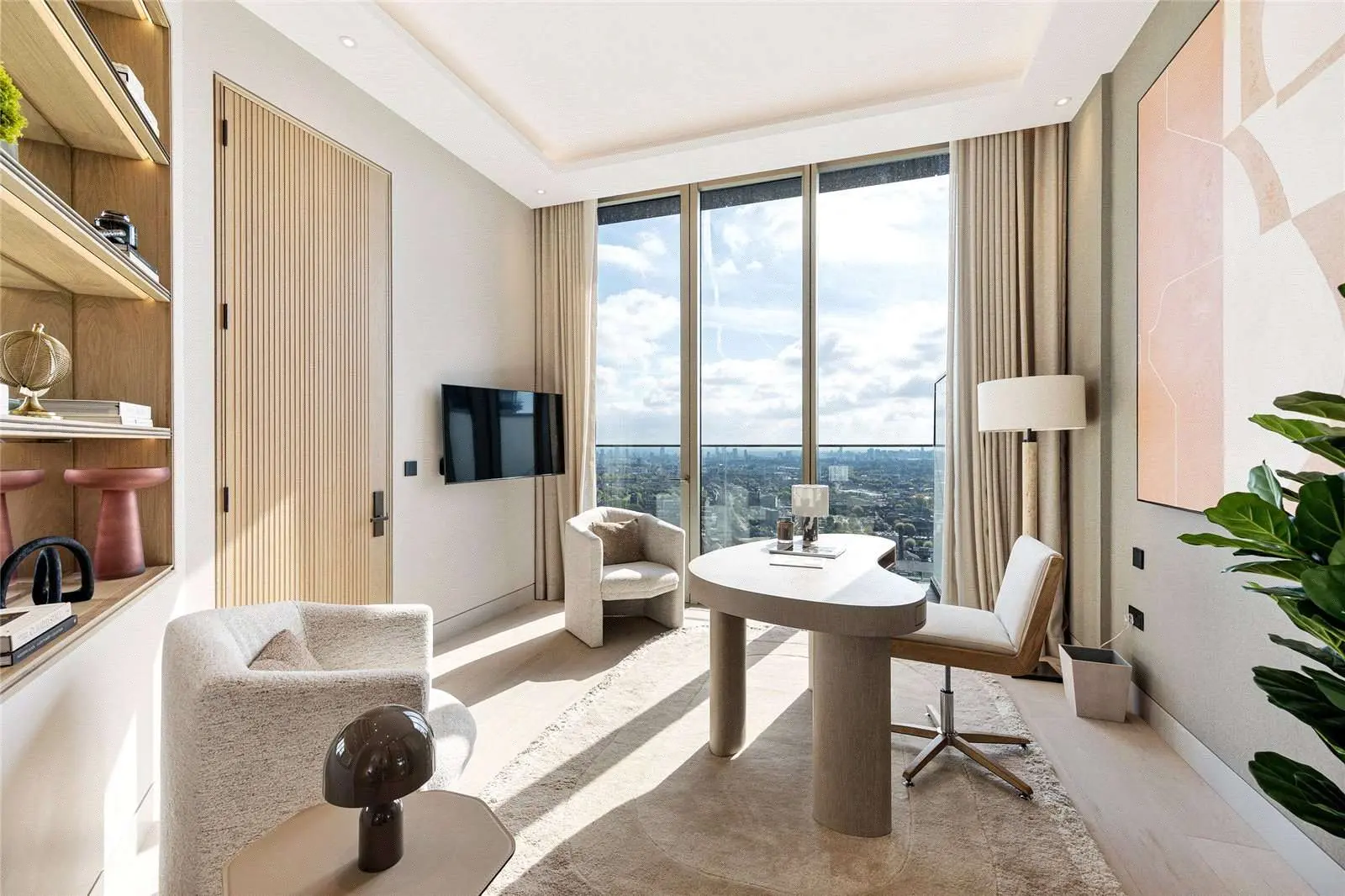 The Stage Shoreditch London Ec2a Penthouse Bedroom City Views 37th Floor