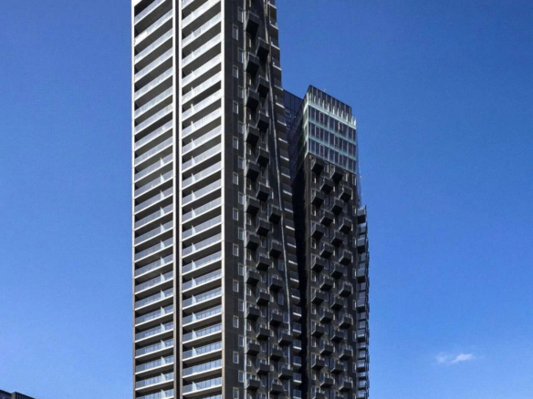 The Stage Tower Exterior Shoreditch London Ec2a