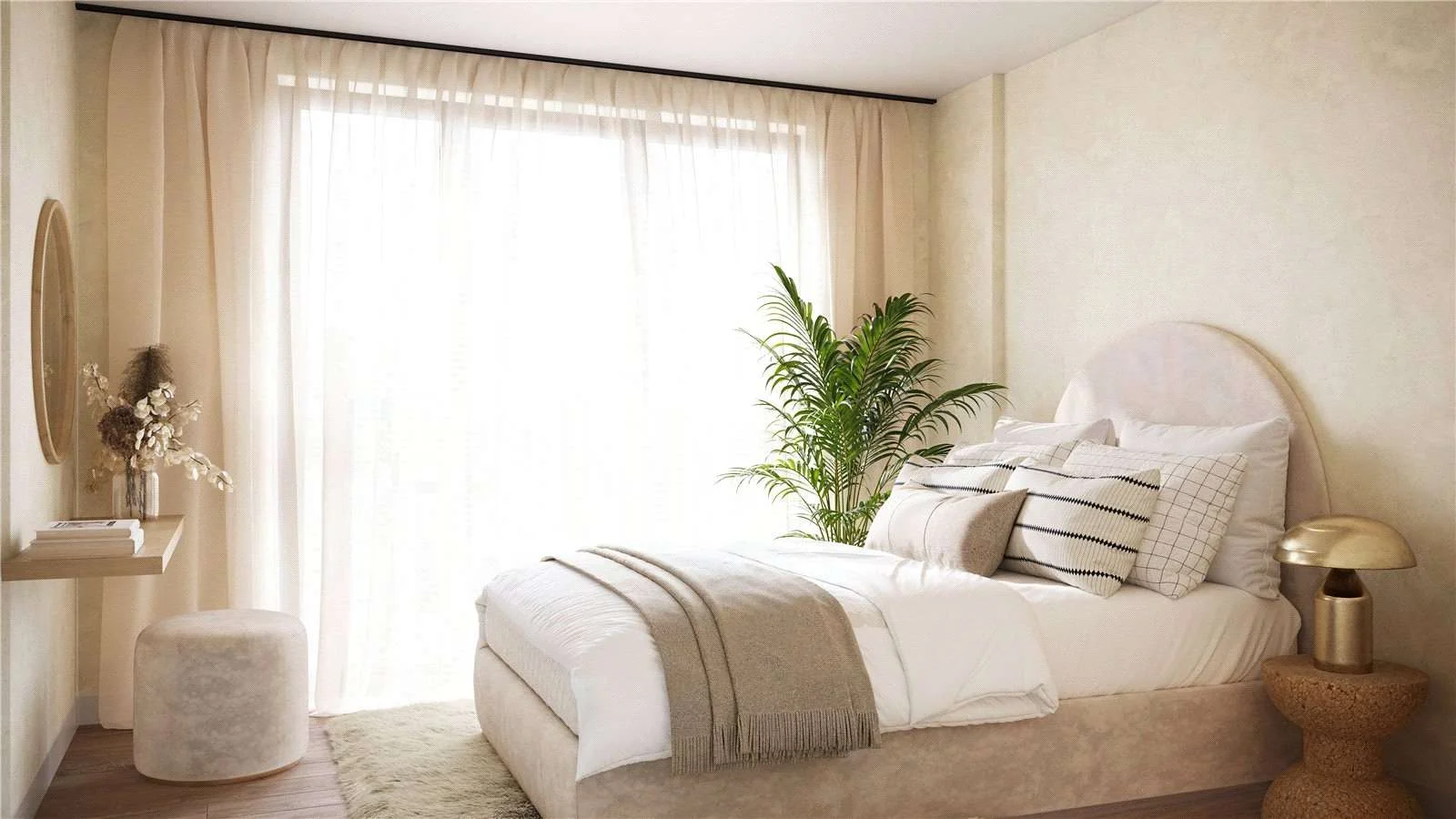 The Warwick Ealing W5 Double Bedroom With Large Window