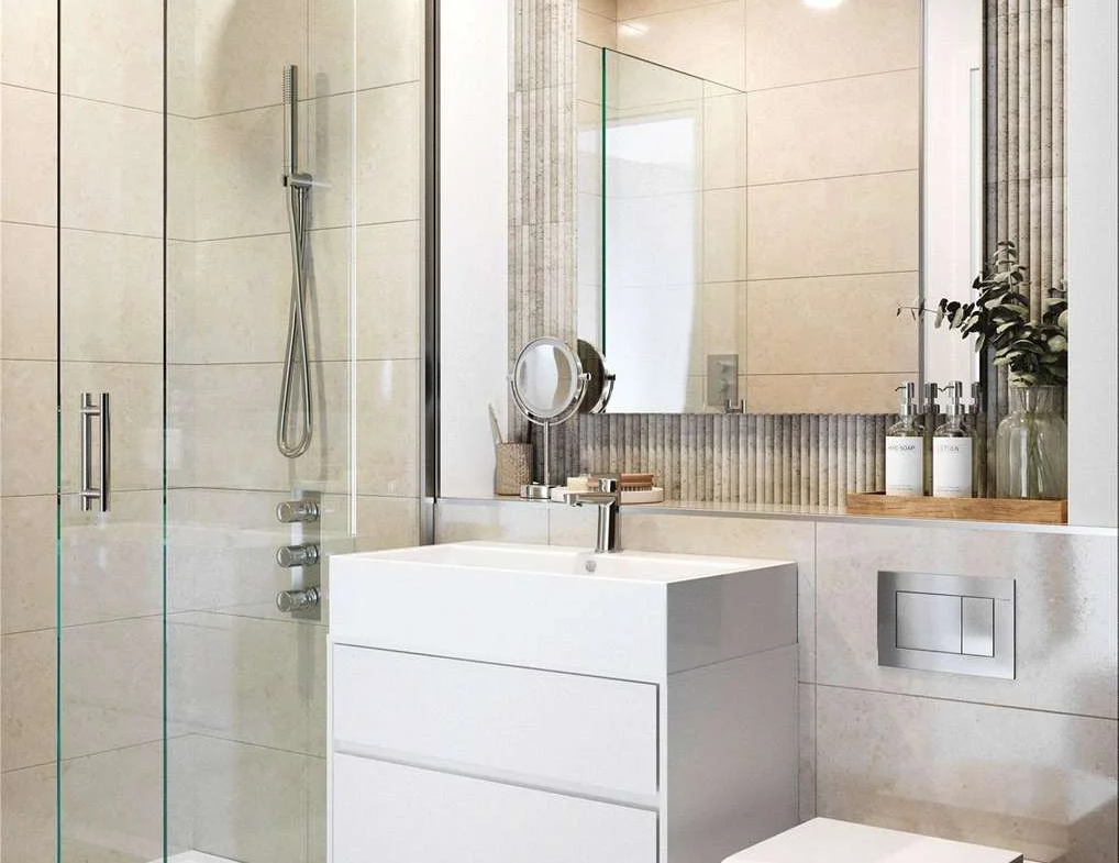 The Warwick Ealing W5 En Suite Shower Room With Rain Head