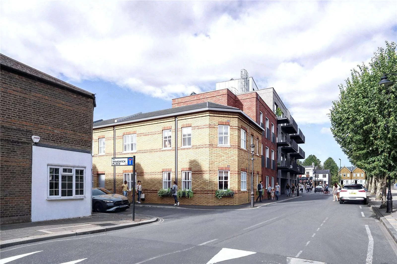The Warwick Ealing W5 Exterior Street View Development