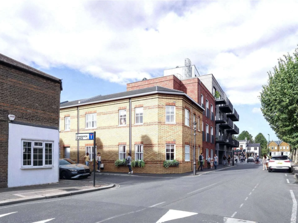 The Warwick Ealing W5 Exterior Street View Warwick Road Development