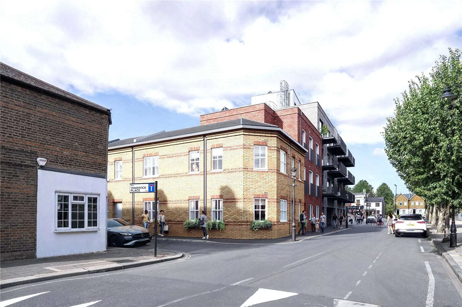 The Warwick Ealing W5 Exterior Street View Warwick Road Development