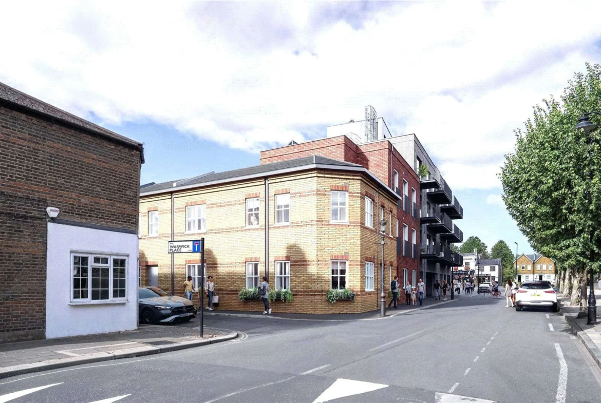 The Warwick Ealing W5 Mews House Exterior Cgi Street View