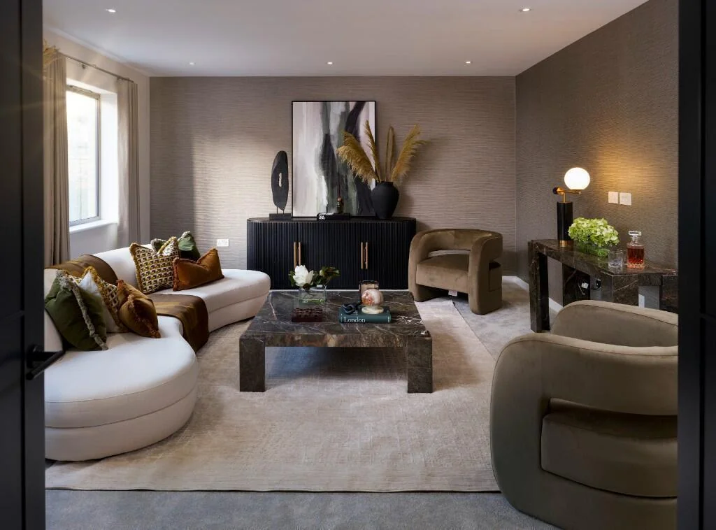 Trent Park Walled Garden En4 Luxury Living Room Interior