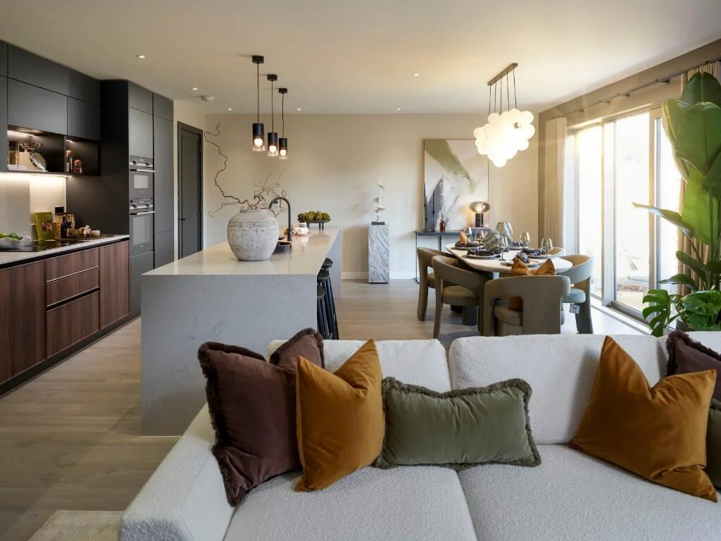 Trent Park Walled Garden En4 Open Plan Kitchen Living Family Room Interior