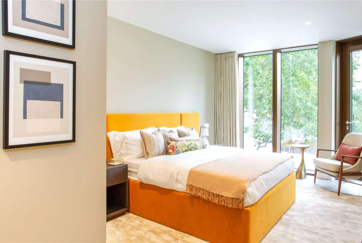 Triptych Bankside 185 Park Street Se1 9bl Master Bedroom Terrace Access Garden View London