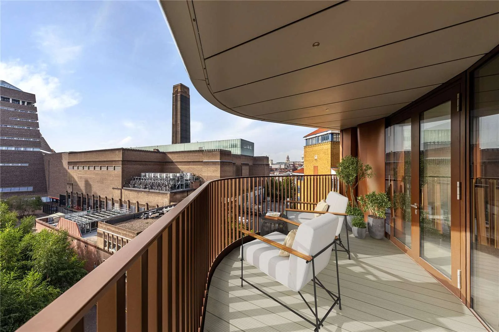 Triptych Bankside 185 Park Street Se1 9bl Private Terrace Tate Modern View Luxury Apartment London