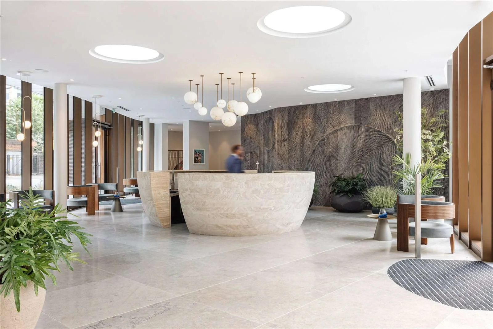 Triptych Bankside Eastern Building Se1 London 24hr Concierge Lobby Reception Luxury Development