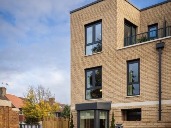 Twickenham Square London Square Townhouse Exterior Brick Facade Tw2