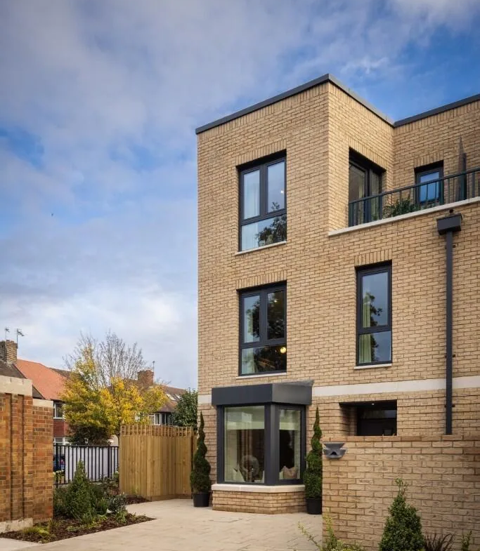 Twickenham Square London Square Townhouse Exterior Brick Facade Tw2