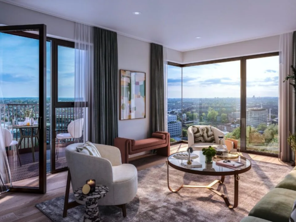 White City Living London Open Plan Living Room Dual Aspect Views W12