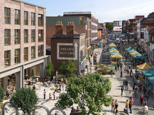 Arch And Bloom Guildford Surrey Gu1 Friary Square Commercial Quarter Cgi