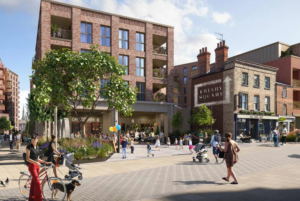 Arch And Bloom Guildford Surrey Gu1 Friary Square Daytime Cgi