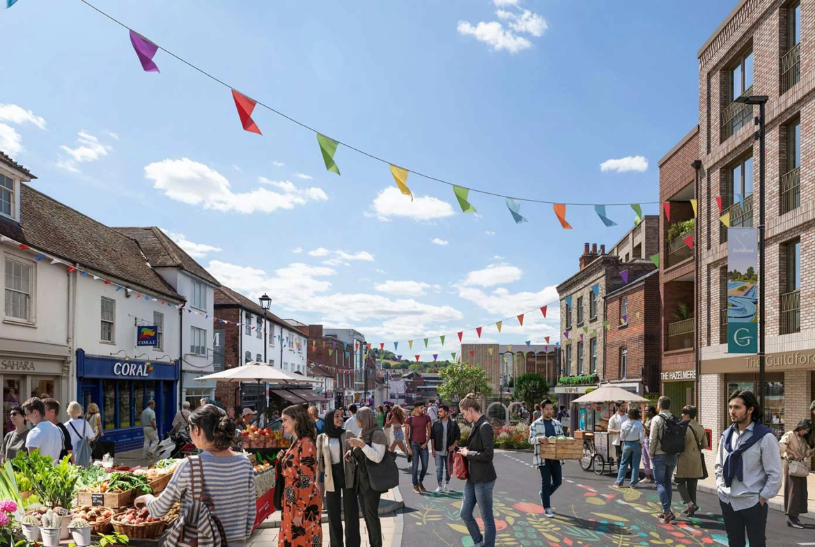 Arch And Bloom Guildford Surrey Gu1 High Street Market Commercial Cgi