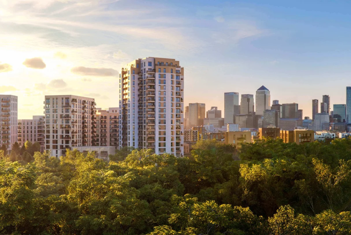 Bow Green London E3 Canary Wharf View Zone 2 Apartments