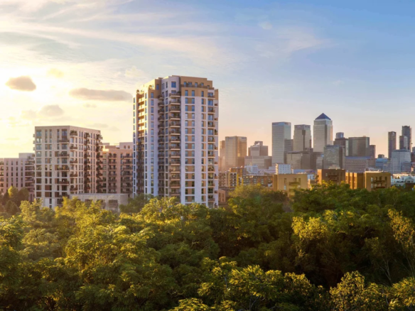 Bow Green London E3 Canary Wharf View Zone 2 Apartments