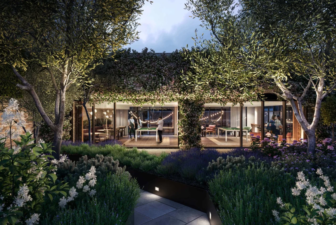 Bow Green London E3 Garden Room Outdoor Landscaping Residents Amenity