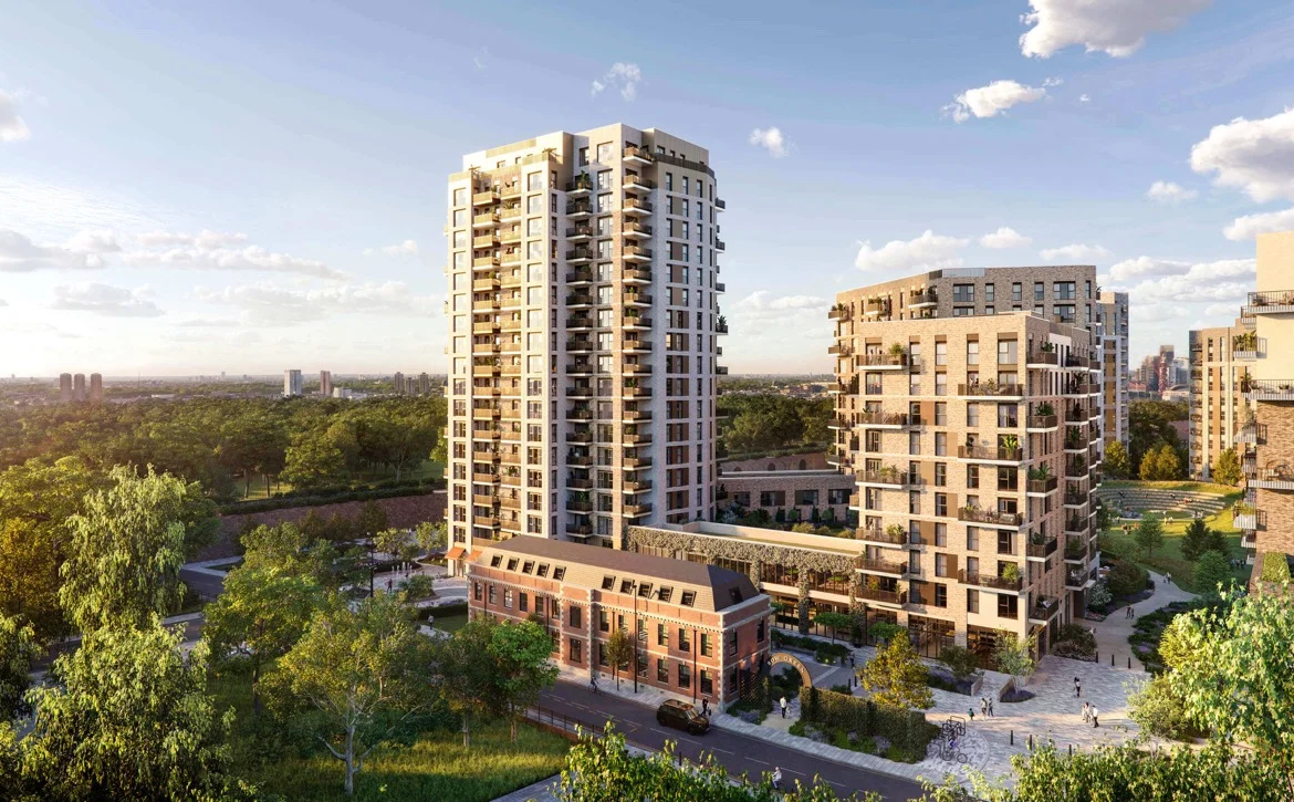 Bow Green London E3 Build Development Exterior Bow Common Lane