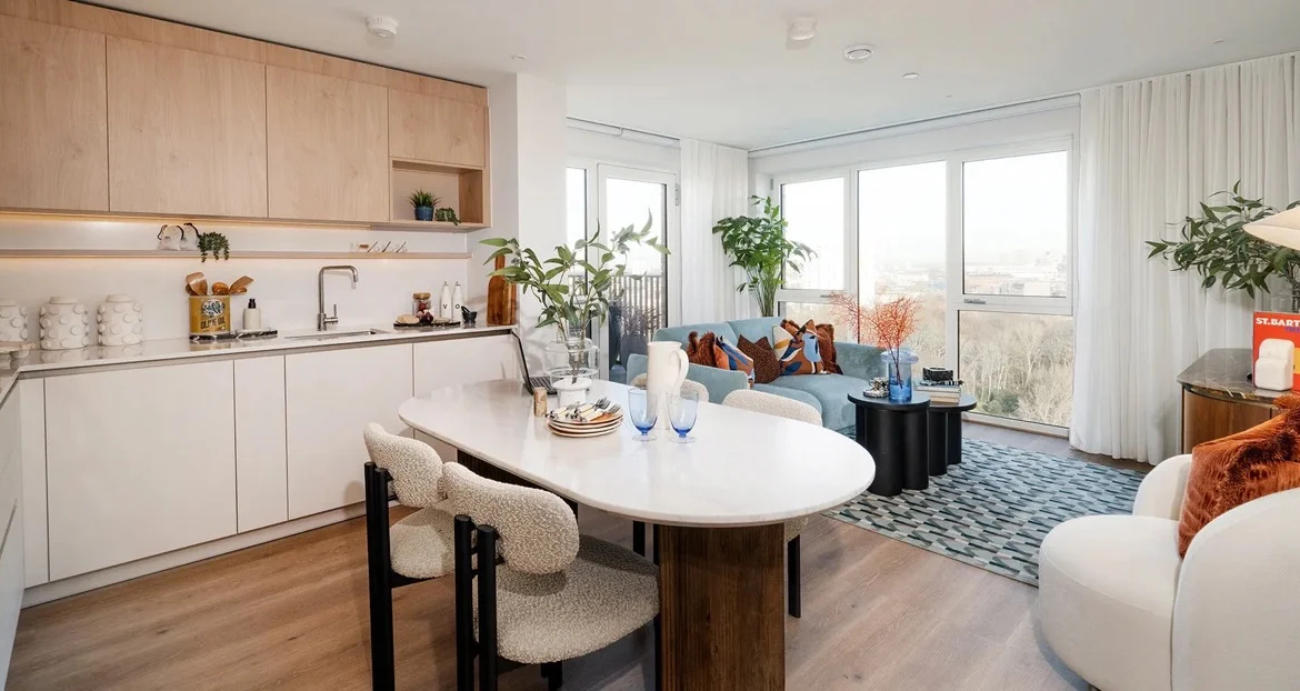 Bow Green London E3 Open Plan Kitchen Dining Area Home