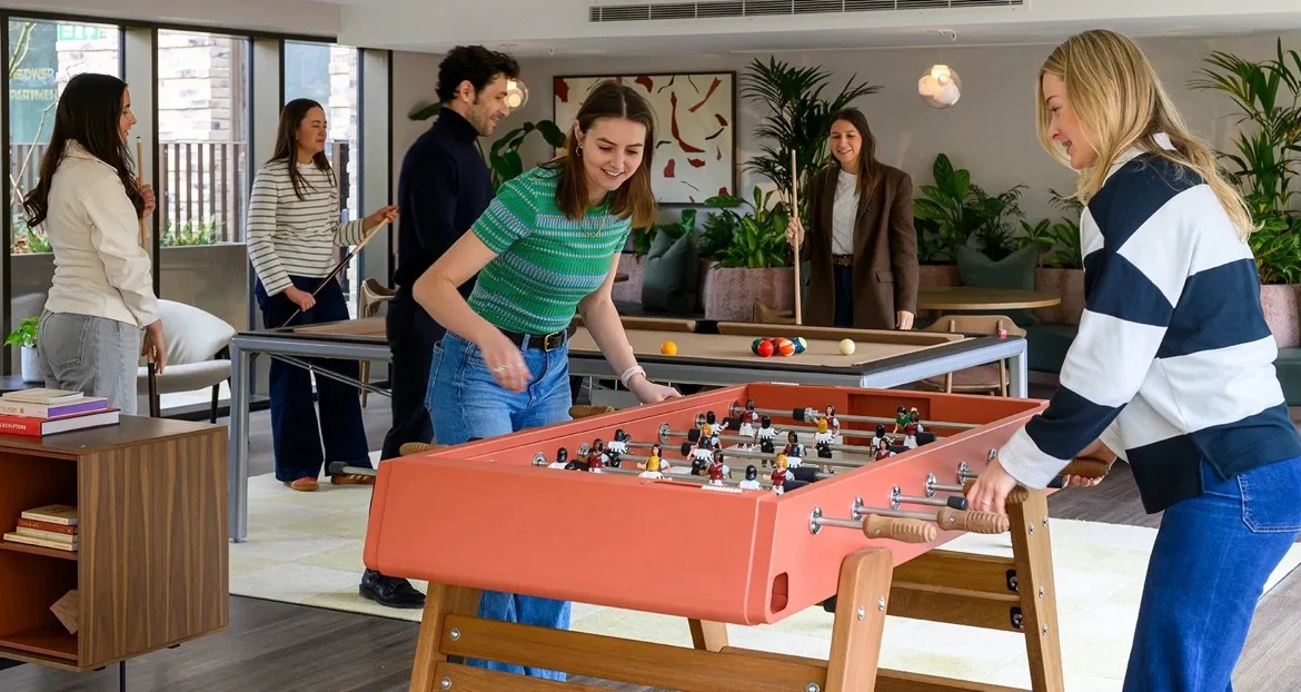 Bow Green London E3 Residents Games Room Foosball Communal Facilities