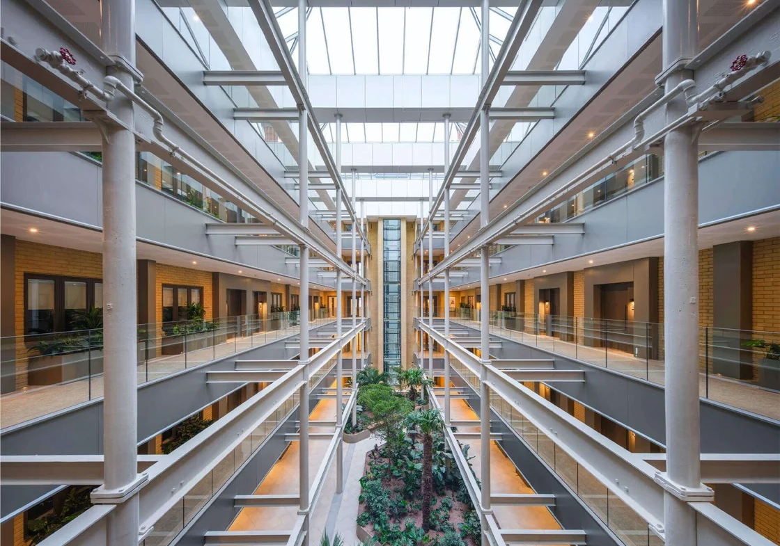 Horlicks Quarter Slough Sl1 Atrium Wide View
