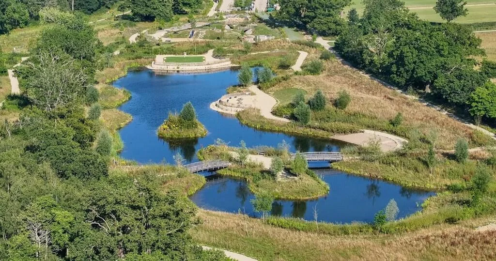 Leighwood Fields Cranleigh Surrey Hills Nature Reserve Lake Gu6