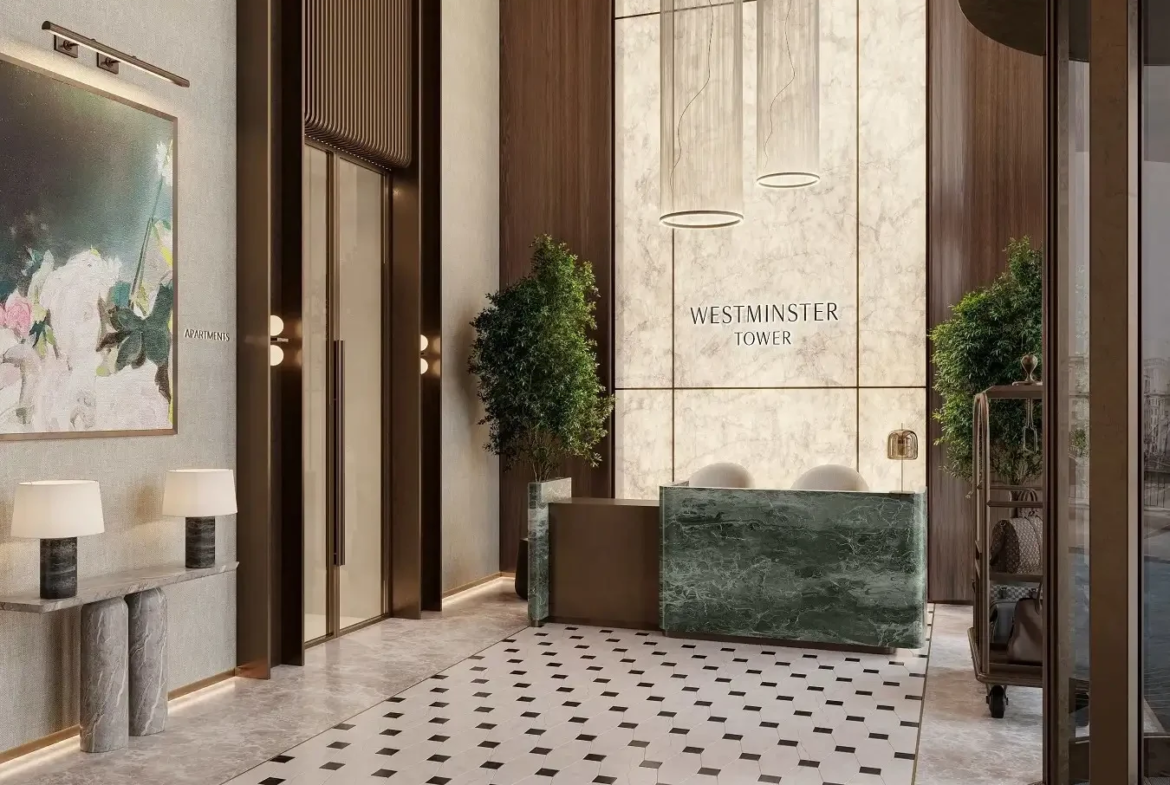 London Westminster Tower Lobby Reception Albert Embankment Se1