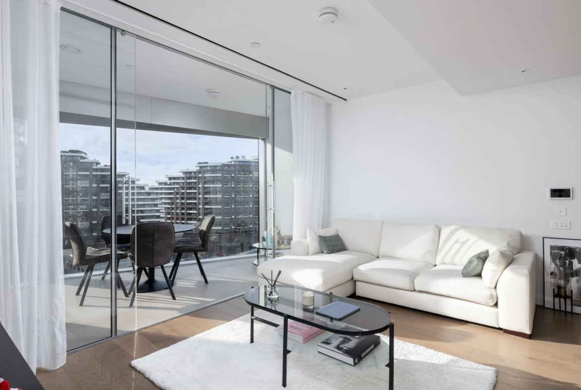 Oakley House Battersea Apartment Living Room Sofa