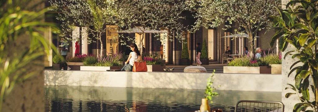 Ransomes Wharf Battersea Waterside Plaza Lifestyle Daytime Cgi Sw11