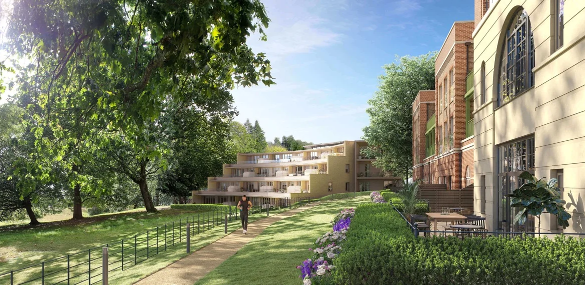 Sunningdale Park Exterior Cgi Mansion Grounds Ascot Berkshire Sl5