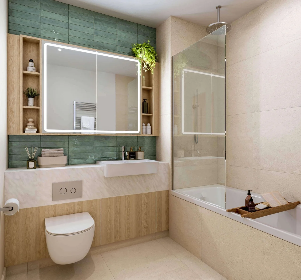 Sutton Garden Square London Sm1 Bathroom Ensuite Interior