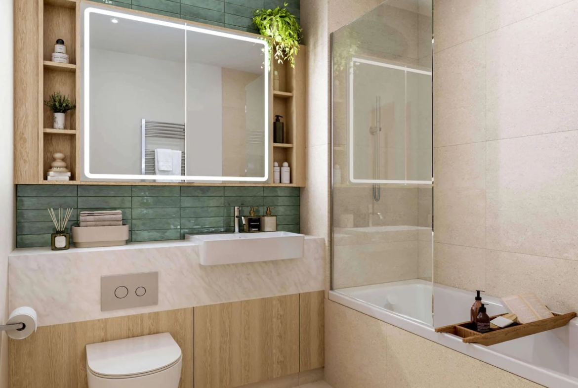 Sutton Garden Square London Sm1 Bathroom Ensuite Interior