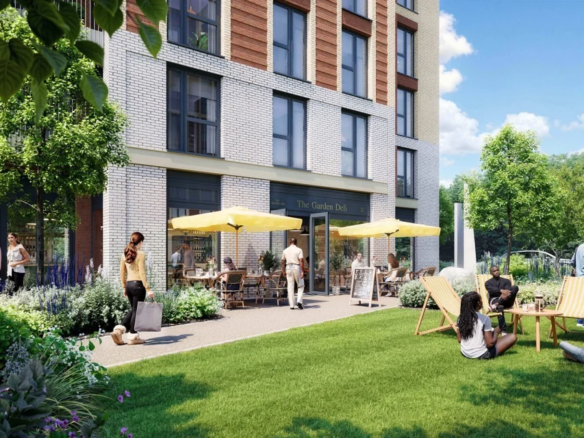 Sutton Garden Square London Sm1 Garden Deli Cafe Outdoor