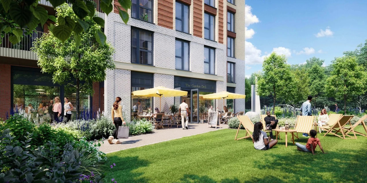 Sutton Garden Square London Sm1 Garden Deli Cafe Outdoor