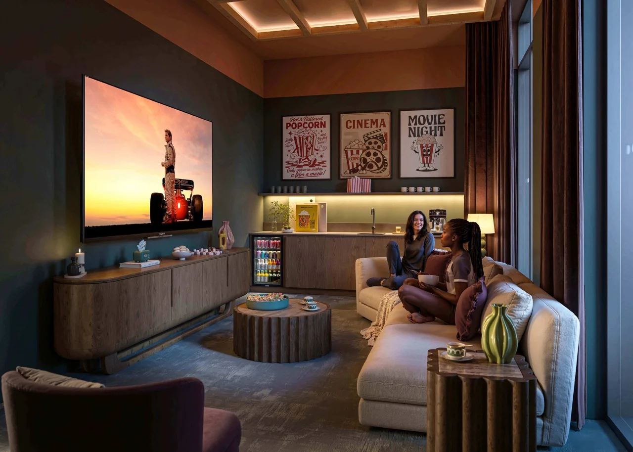 Sutton Garden Square London Sm1 Private Cinema Room Amenity