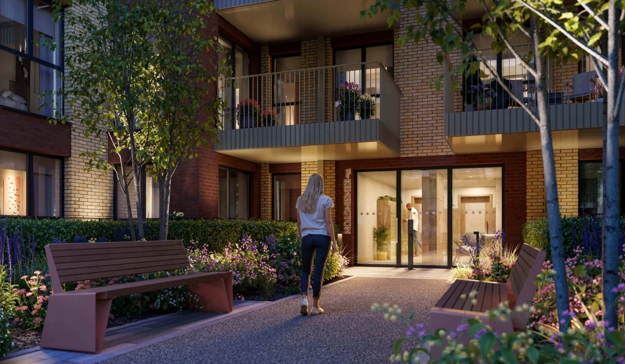Sutton Garden Square London Sm1 Residents Garden Balconies