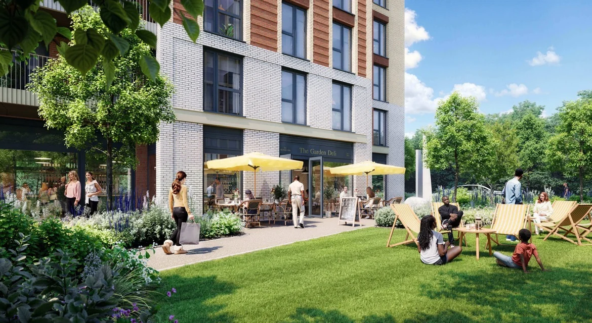 Sutton Garden Square Sutton London Sm1 Garden Deli Cafe
