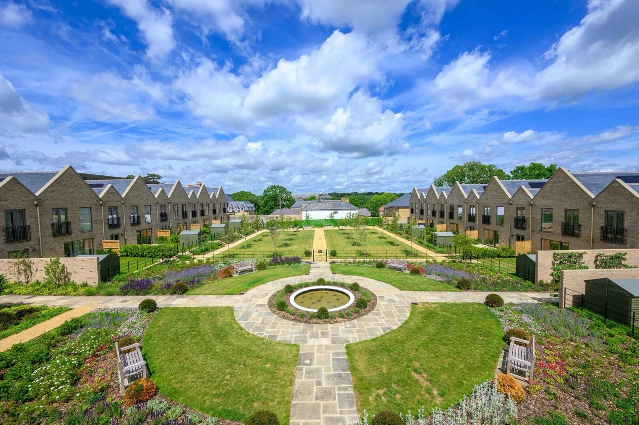 trent-park-walled-gardens-courtyard-aerial-view-enfield-en4 Trent Park Walled Gardens Courtyard Aerial View Enfield En4