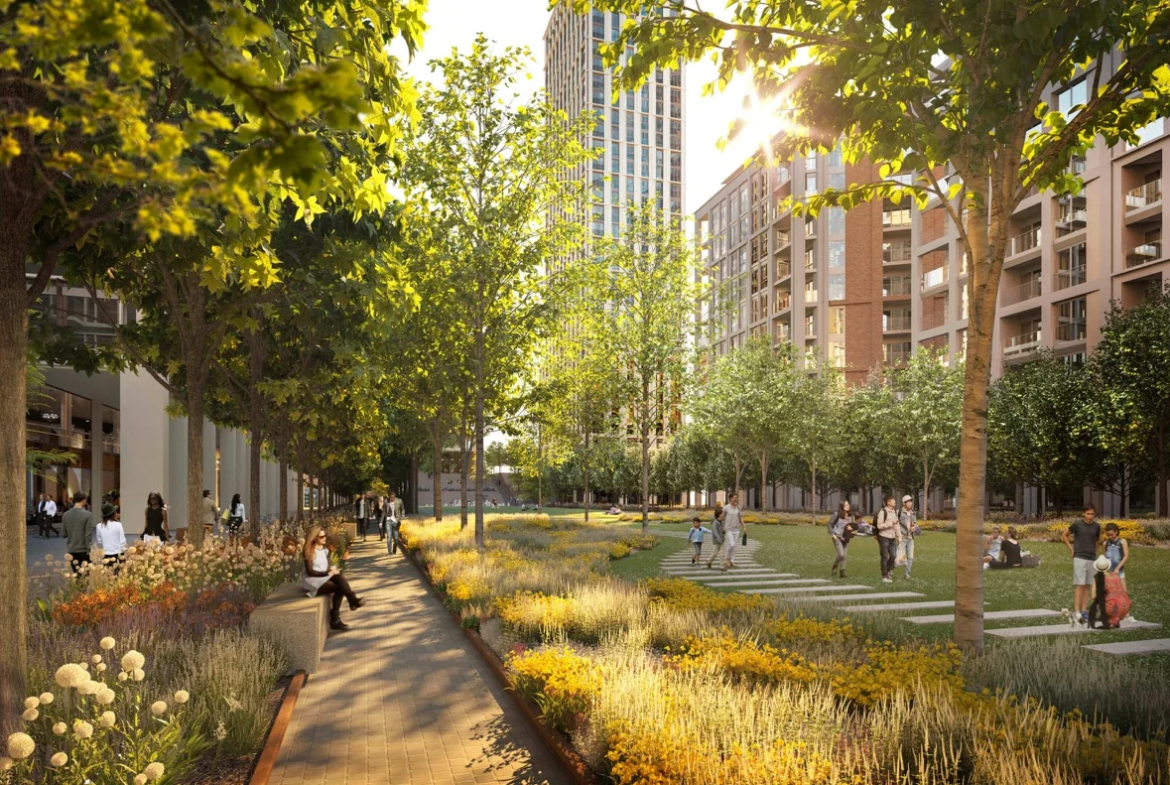 Twelvetrees Park London E16 Landscaped Park Build West Ham