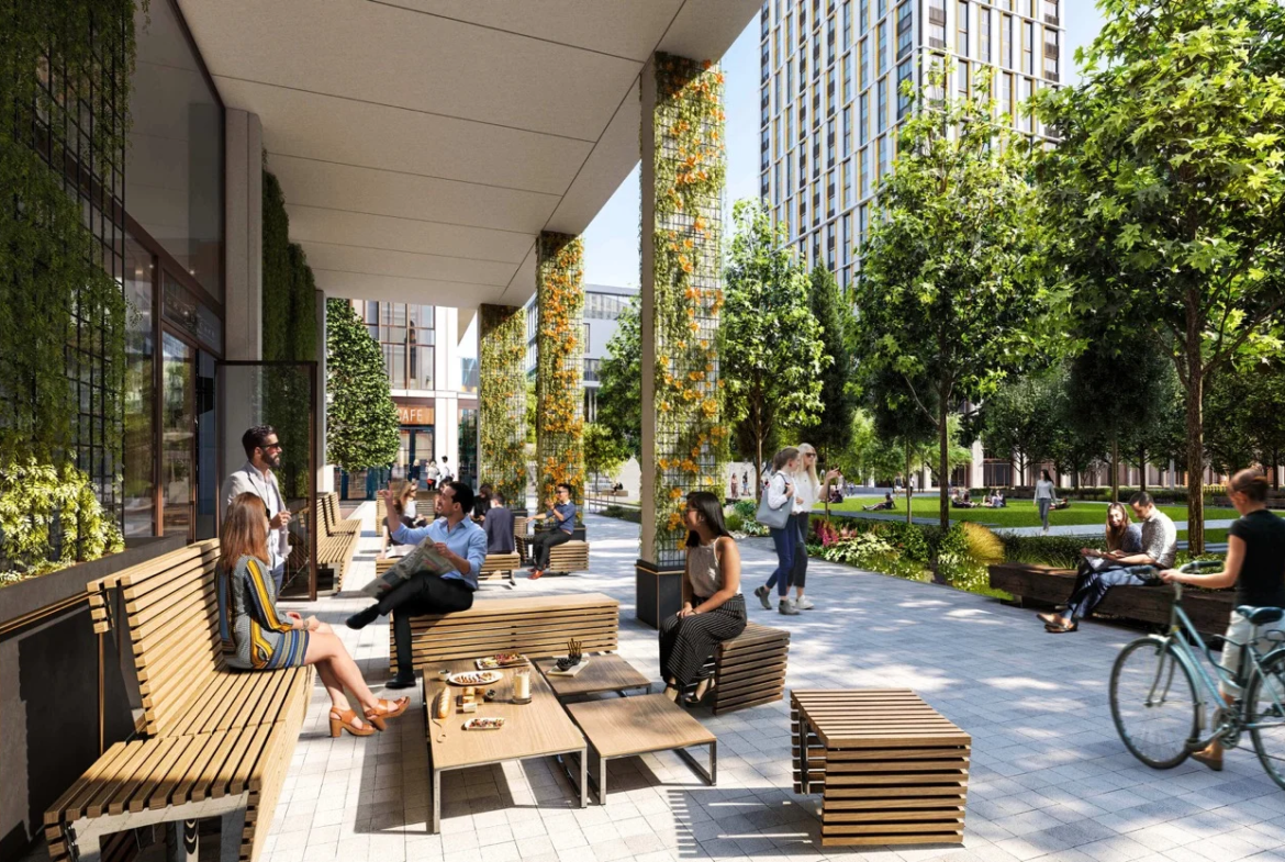 Twelvetrees Park London E16 Outdoor Seating Area Green Space