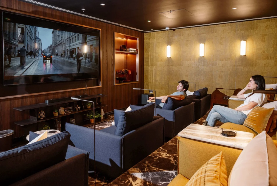 Twelvetrees Park London E16 Residents Private Cinema Lounge