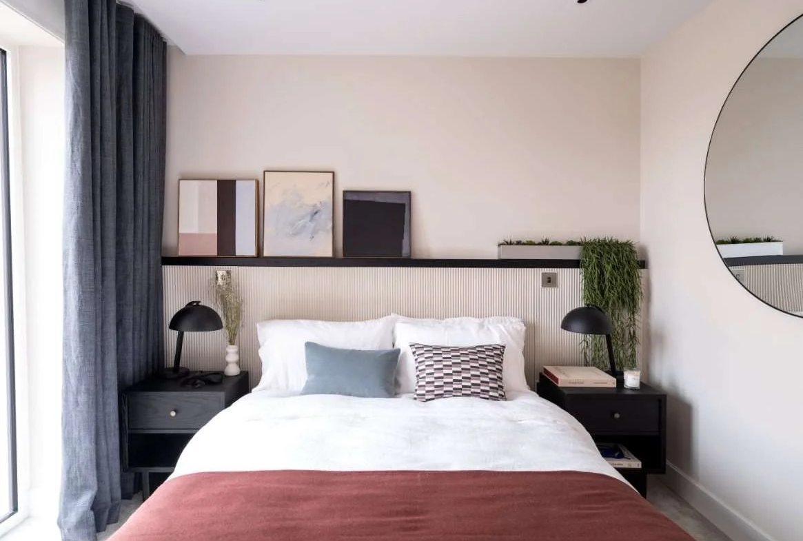 White City Living Bedroom Interior Show Home London W12
