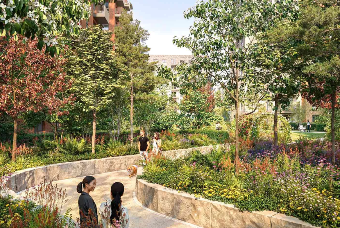 Woodberry Down Grove Collection Exterior Gardens Walkway London N4